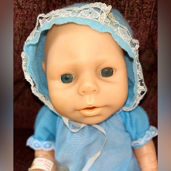 VINTAGE Raffoler Anatomically Correct Realistic Newborn Baby Boy Doll 80s Male - Picture 1 of 16